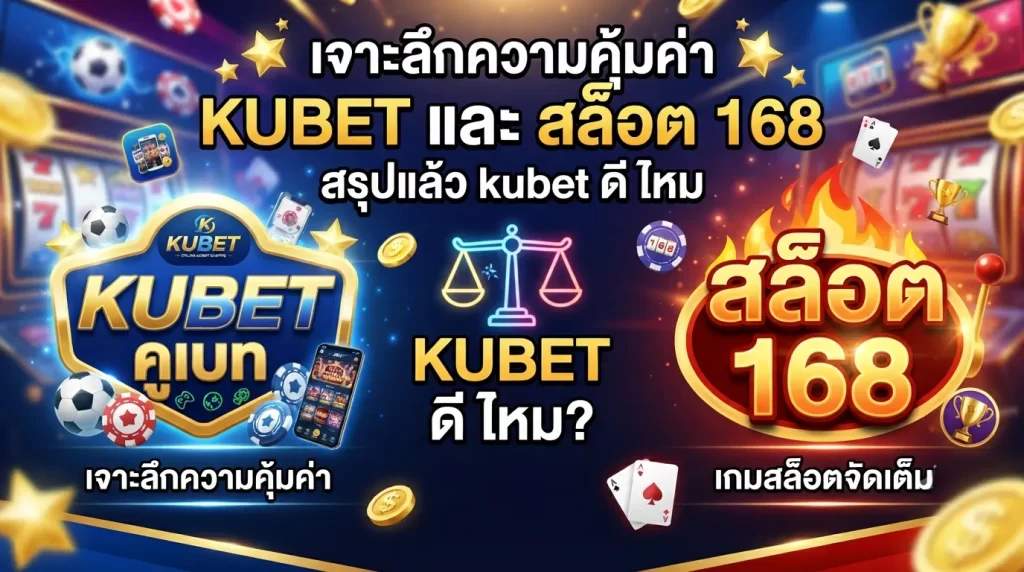 เจาะลึกความคุ้มค่า KUBET และ สล็อต 168 สรุปแล้ว kubet ดี ไหม